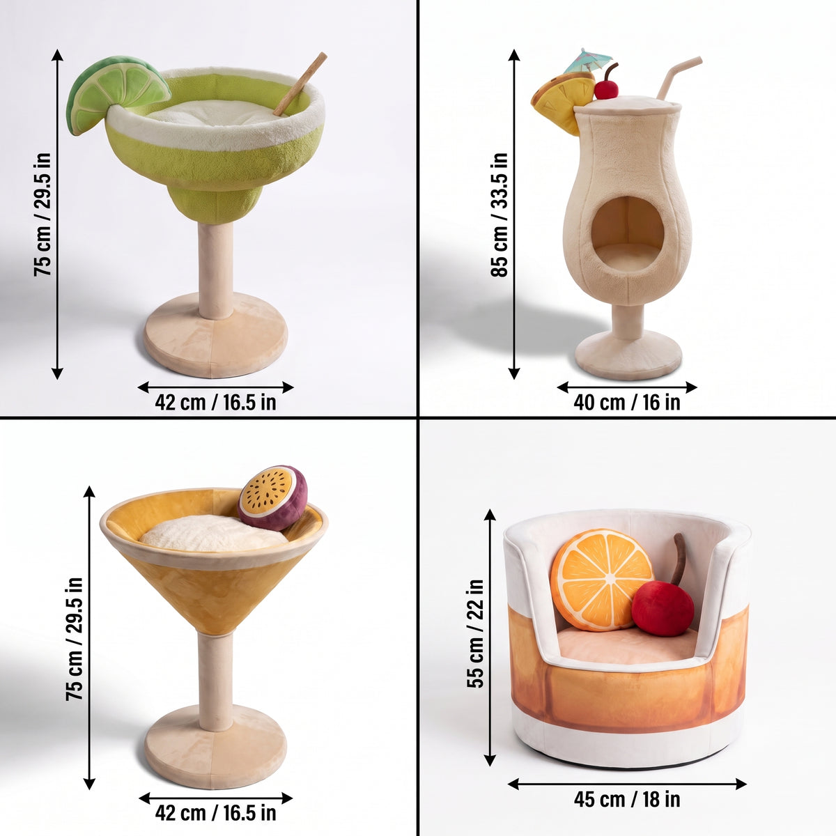 Tipsy Tail™ Cocktail Bed