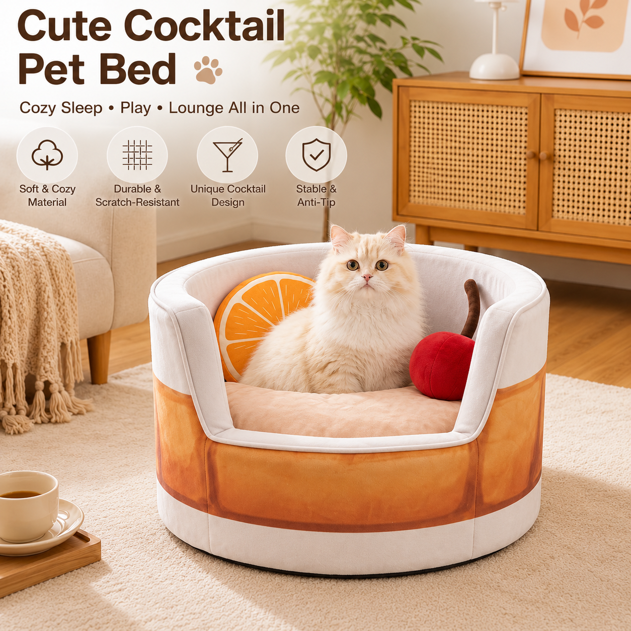 Tipsy Tail™ Cocktail Bed